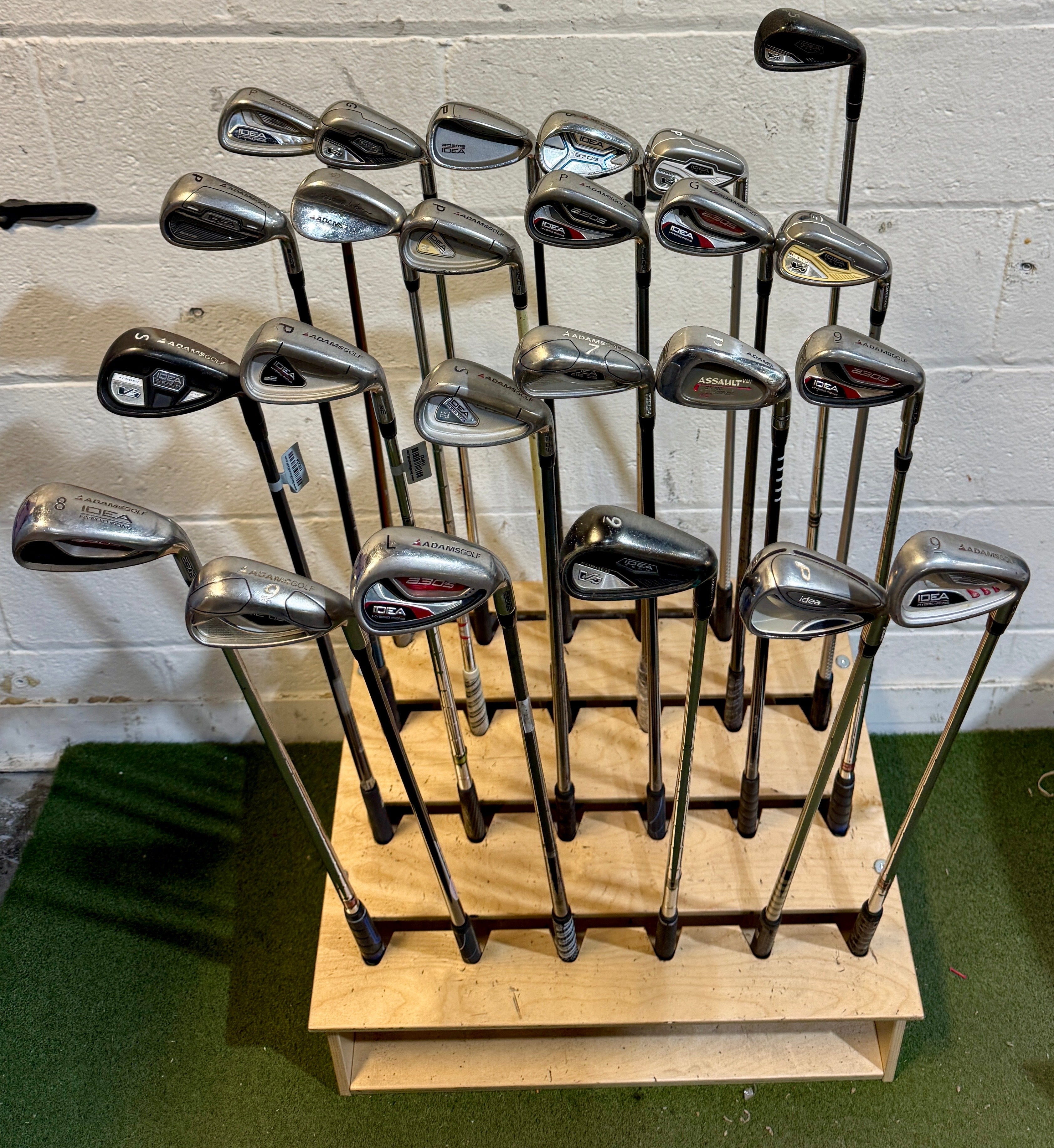 Wholesale Lot of 45 Golf Clubs - Adams Single Irons-Next Round