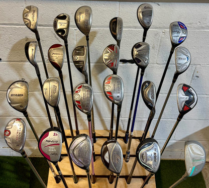 Wholesale Lot of 35 Golf Clubs - Assorted Hybrids