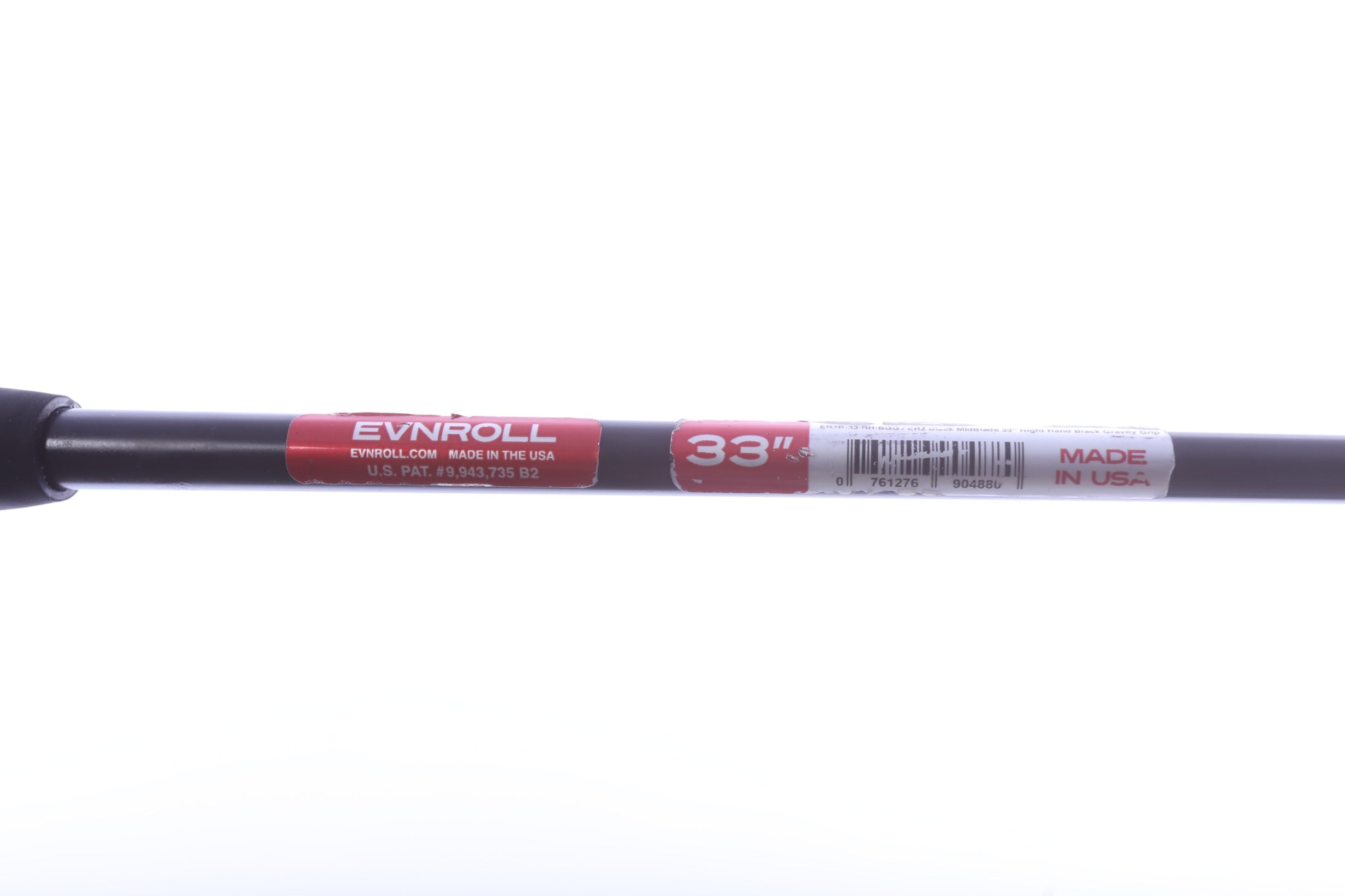 Used Evnroll ER2 Black MidBlade Putter - Right-Handed - 33 in - Blade-Next Round