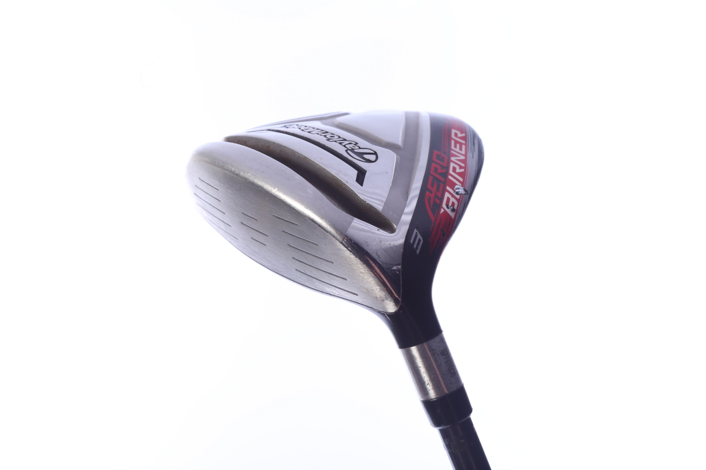 Used TaylorMade AeroBurner Black 3-Wood - Left-Handed - 15 Degrees - Stiff Flex-Next Round