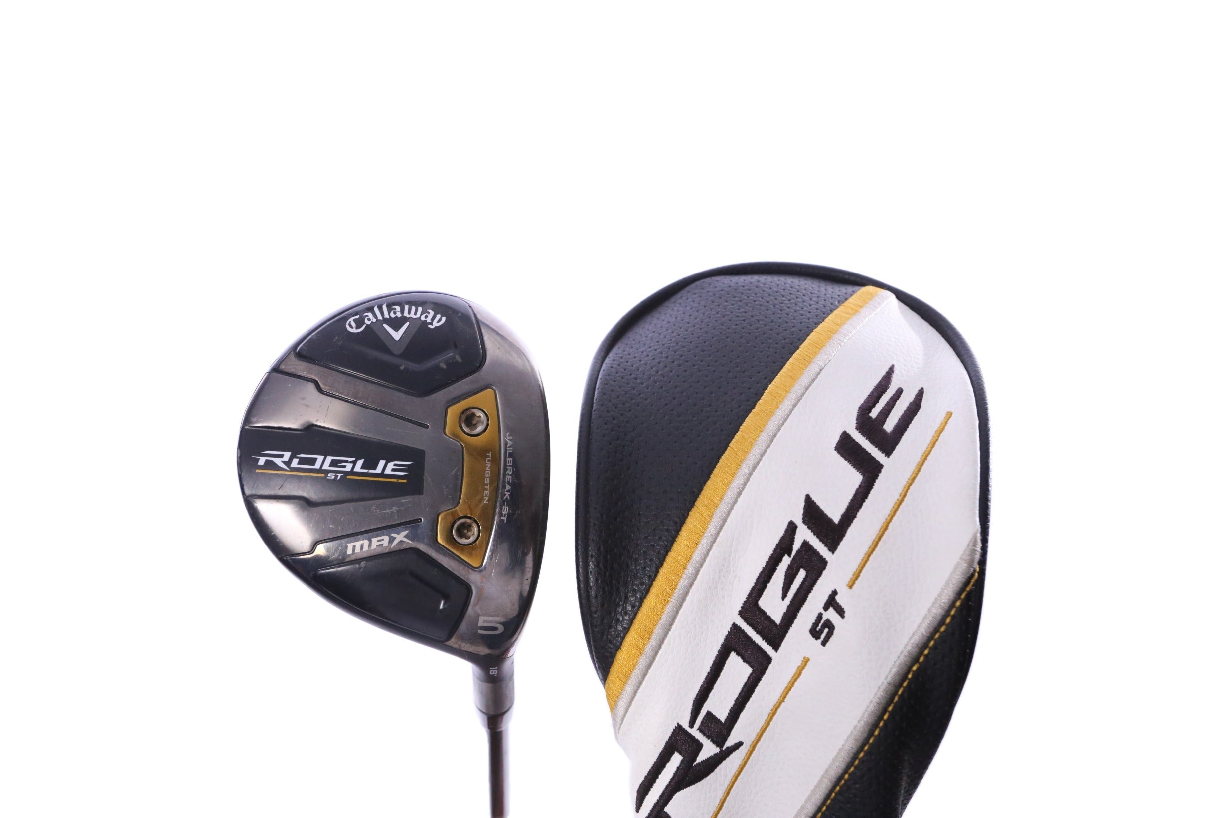 Used Callaway Rogue ST MAX 5-Wood - Right-Handed - 18 Degrees - Stiff Flex