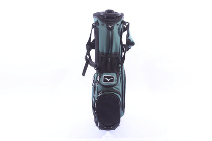 Used Mizuno 2025 BR-DX Green Stand Bag - 14-Way - 9 Pockets - Rain Cover Included-Next Round