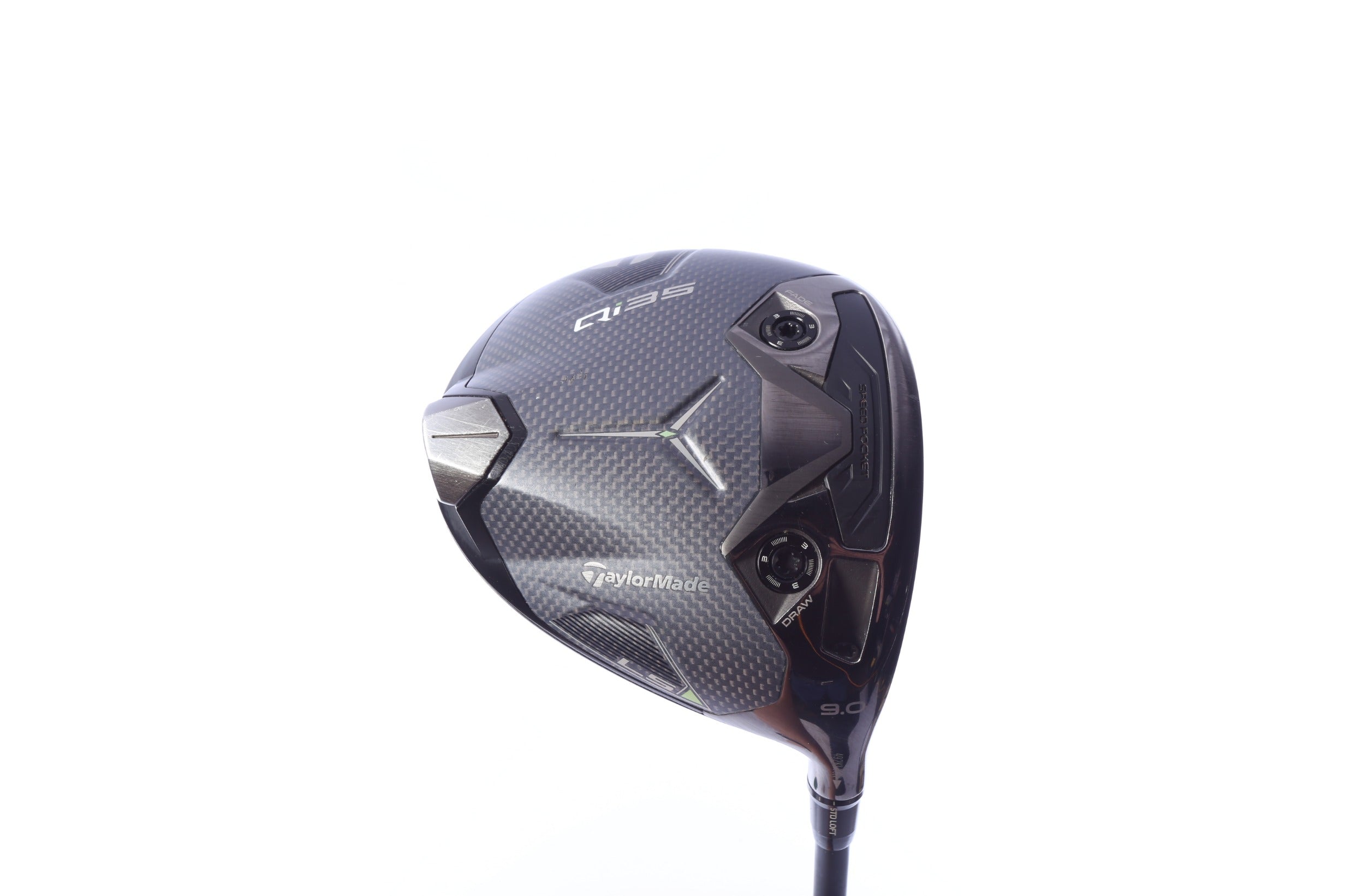 Used TaylorMade Qi35 LS Driver - 9 Degrees - Stiff Flex Mitsubishi TENSEI 1K Black - Right-Handed-Next Round