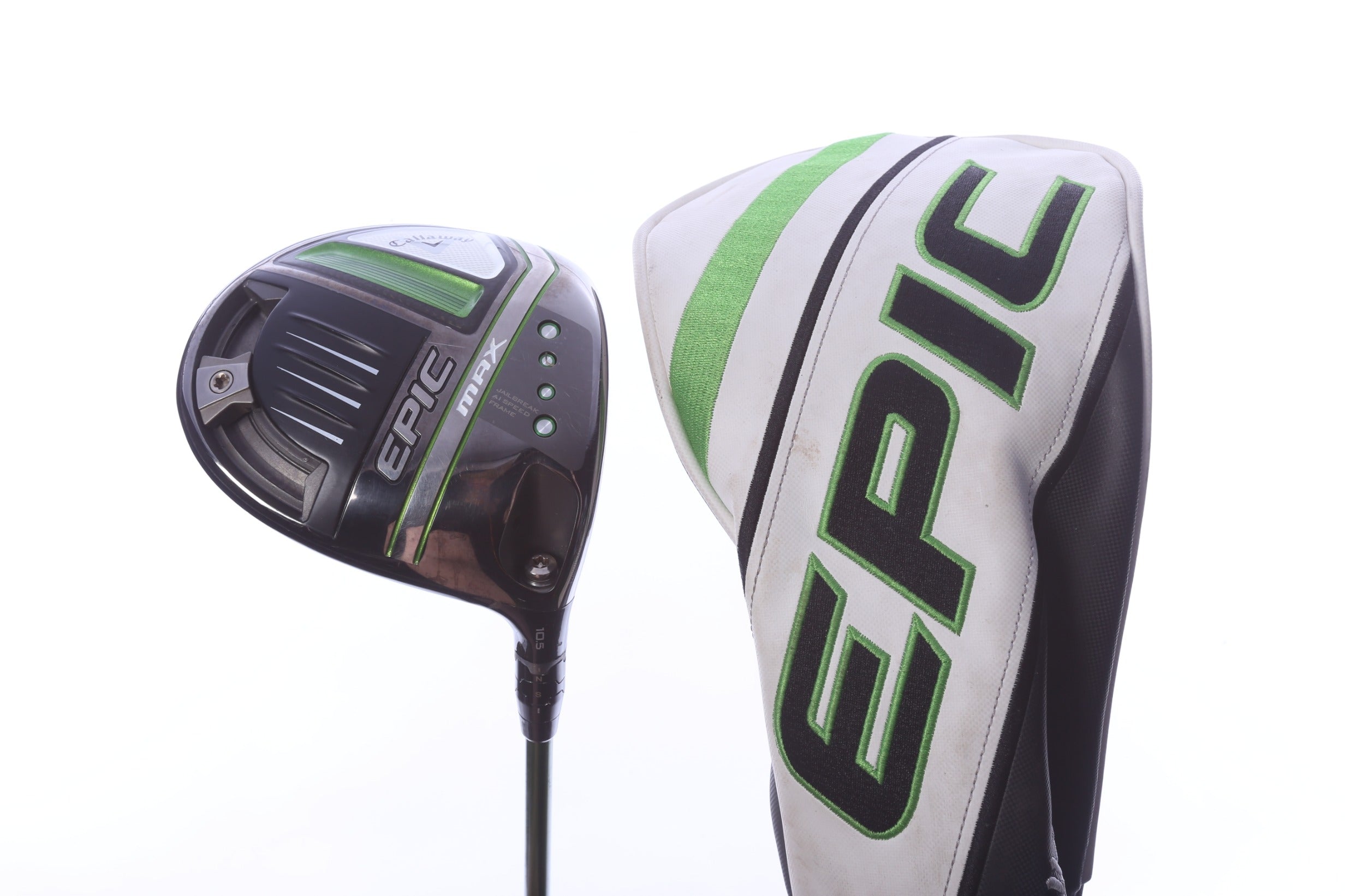Used Callaway Epic MAX Driver - 10.5 Degrees - Stiff Flex Aldila NV Green - Right-Handed-Next Round