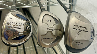 Wholesale Lot of 40 Golf Clubs - Right and Left-Handed - Assorted Fairway Woods-Next Round