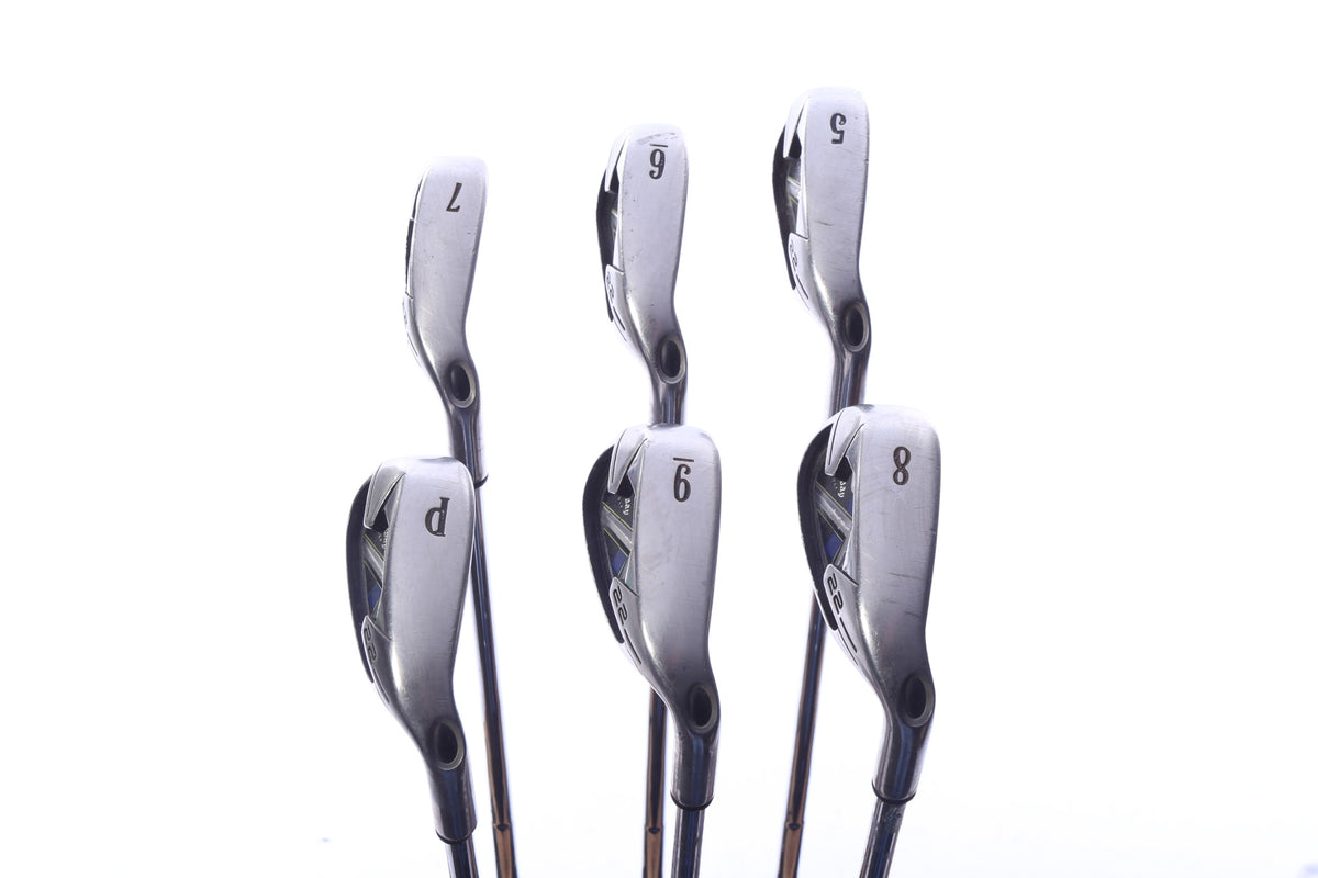 Used Callaway X-22 Iron Set - Right-Handed - 5-PW - Regular Flex