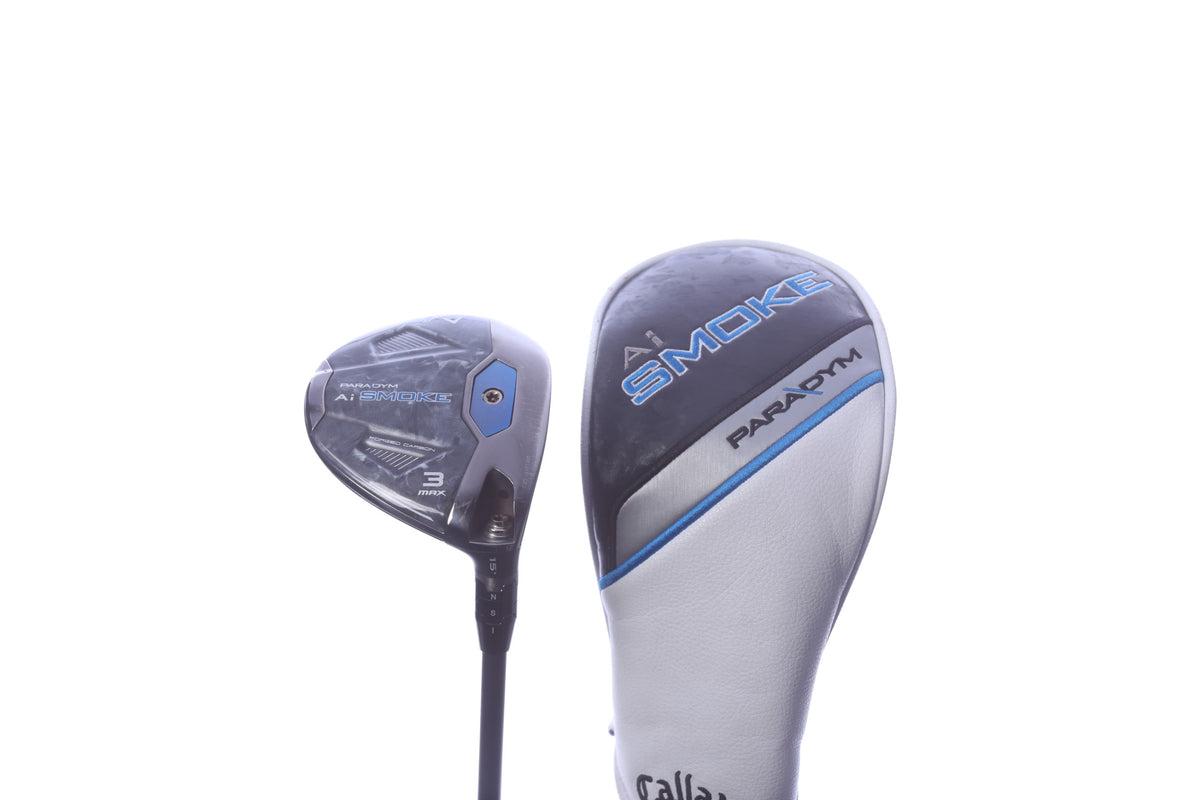 Used Callaway Paradym Ai Smoke MAX 3-Wood - Right-Handed - 15 Degrees - Regular Flex