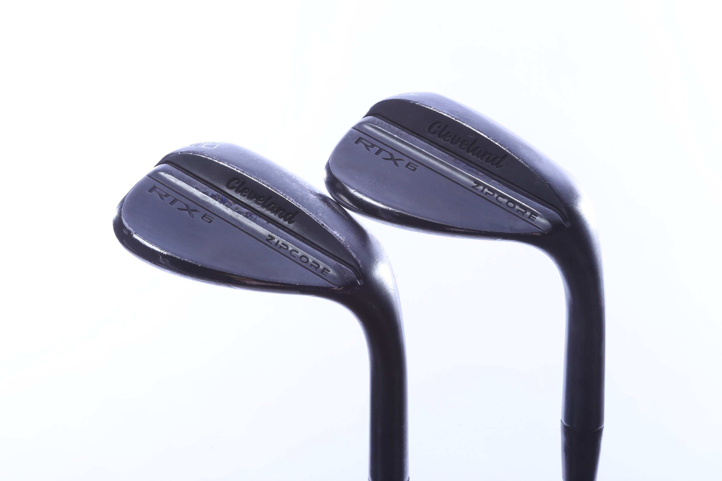 Used Cleveland RTX 6 ZipCore Black Satin Wedge Set - Right-Handed - 54*, 60* - Wedge Flex-Next Round