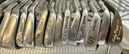 Wholesale Lot of 50 Golf Clubs - Assorted Irons and Wedges-Next Round