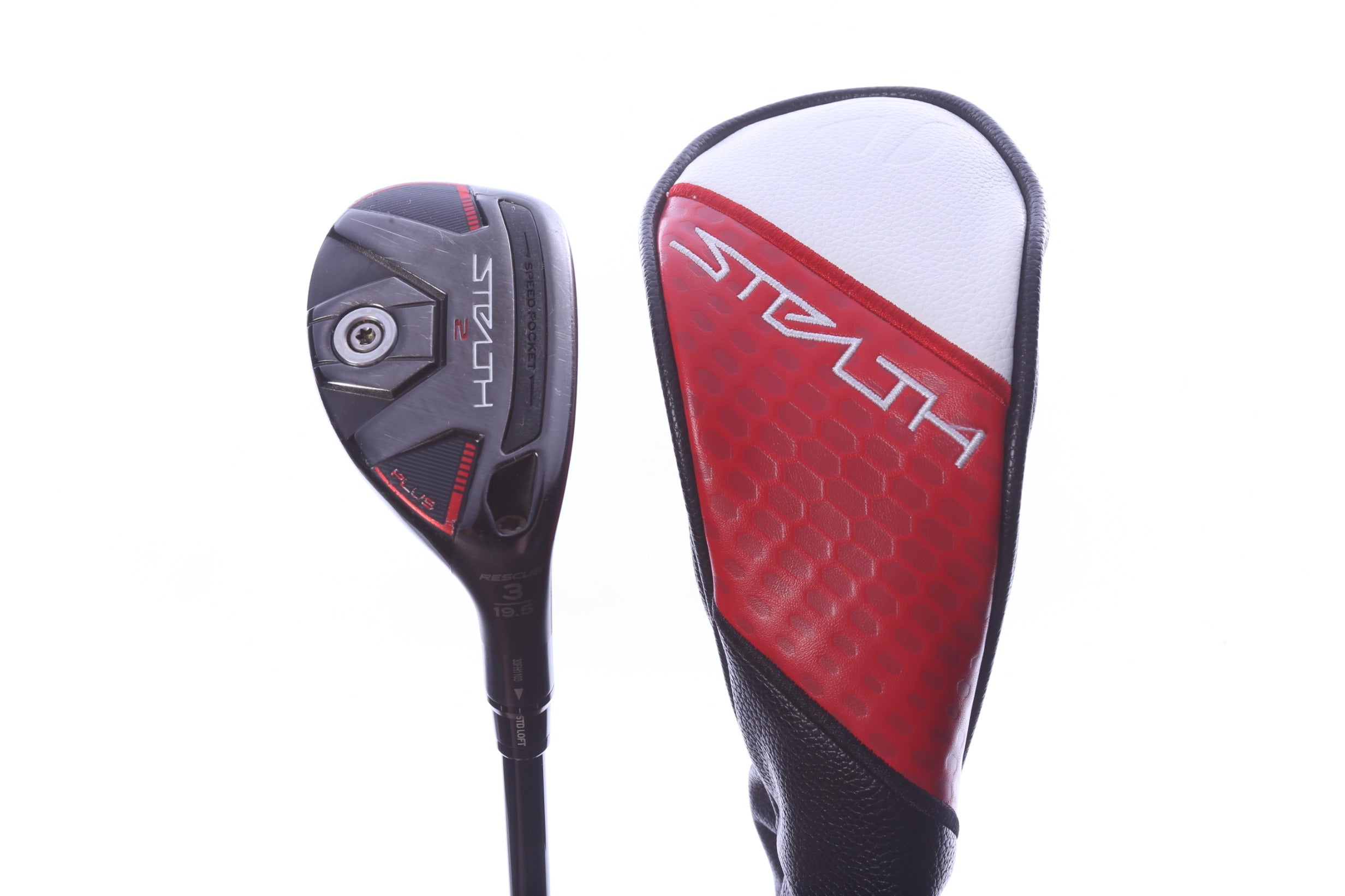 Used TaylorMade STEALTH 2 PLUS Rescue 3H Hybrid - Right-Handed - 19.5 Degrees - Stiff Flex-Next Round