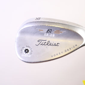 Used Titleist Vokey SM4 Tour Chrome Lob Wedge - Right-Handed - 58 Degrees - Stiff Flex-Next Round