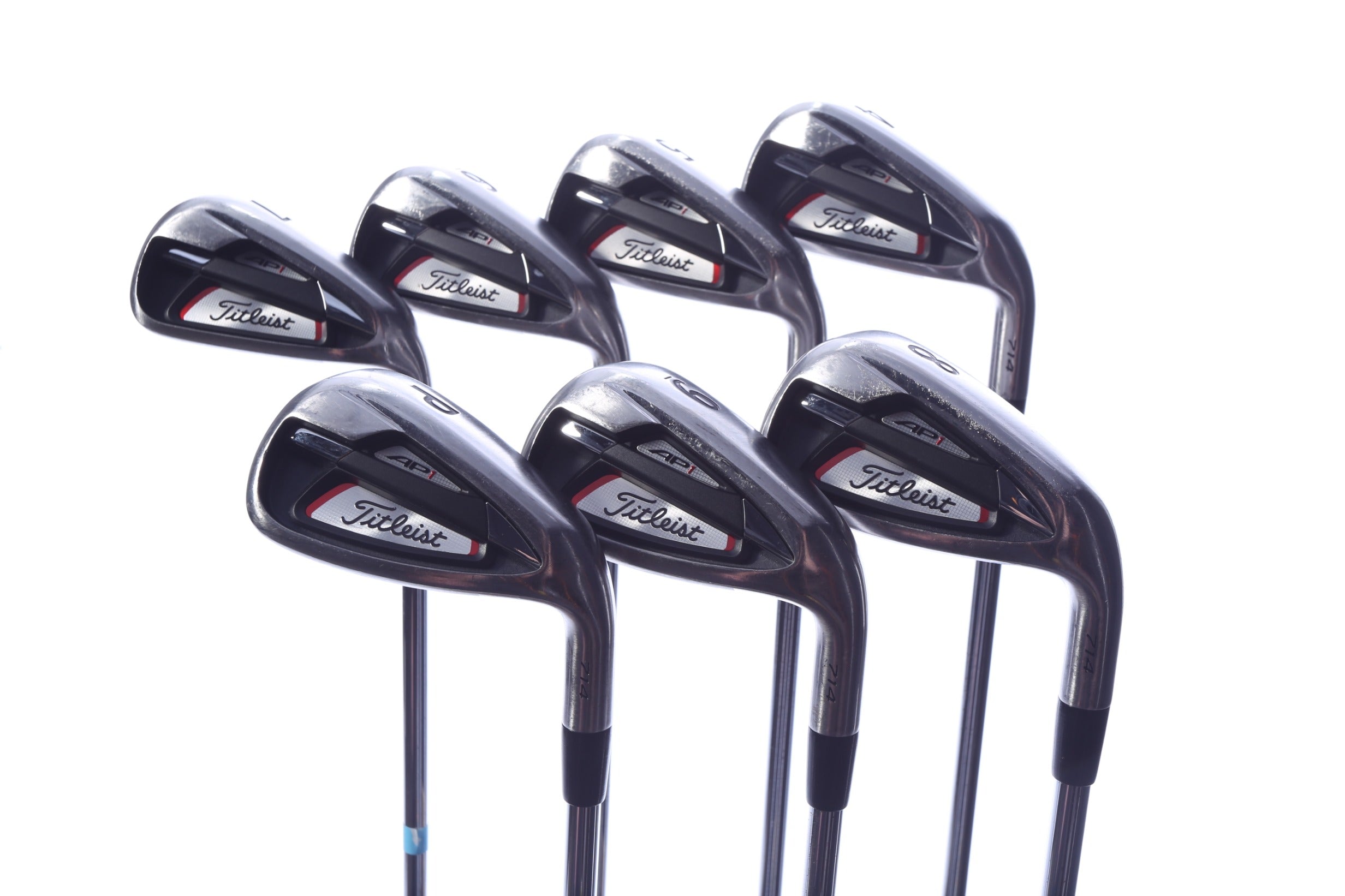 Used Titleist 714 AP1 Iron Set - Right-Handed - 4-PW - Stiff Flex