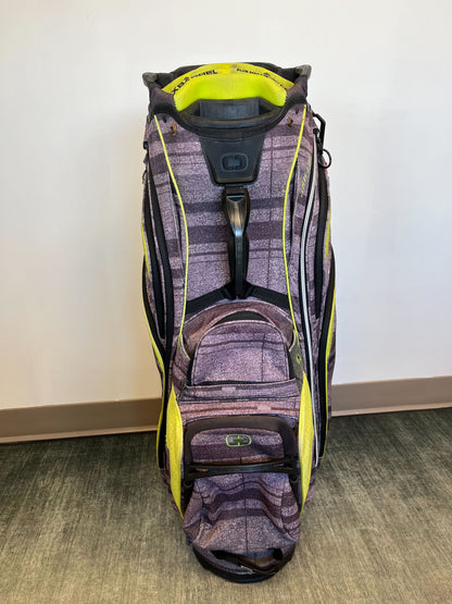 Ogio Machu Golf Cart Bag 14 Dividers/8 pockets w/ Strap and Rain Cover-Next Round