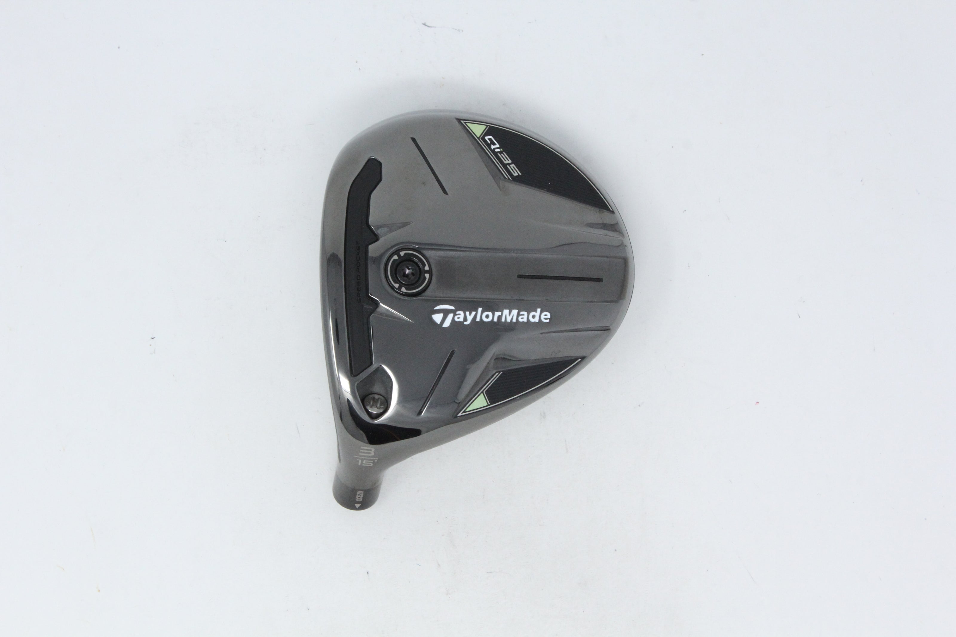Used TaylorMade Qi35 3-Wood - HEAD ONLY - Left-Handed - 15 Degrees-Next Round