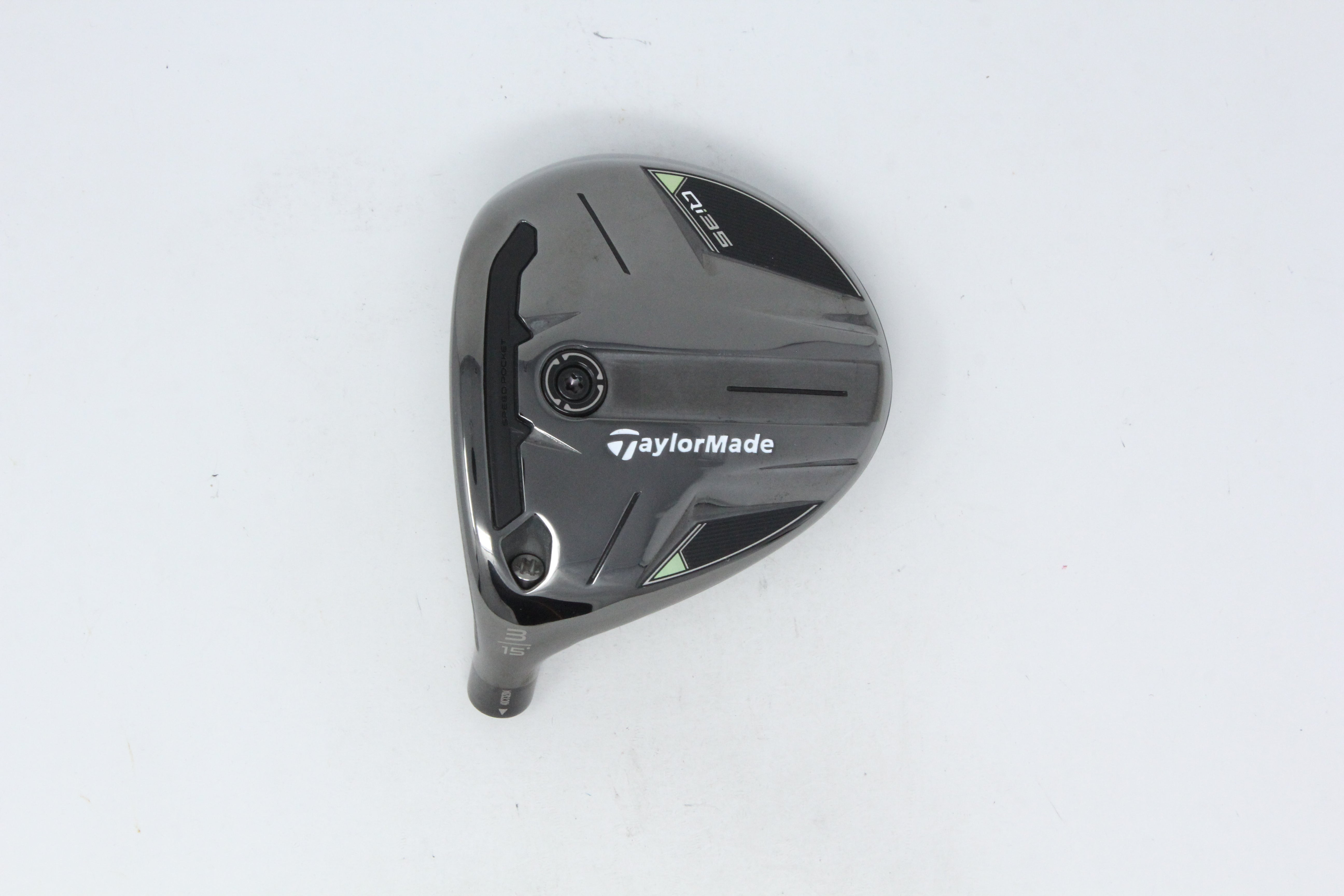 Used TaylorMade Qi35 3-Wood - HEAD ONLY - Left-Handed - 15 Degrees-Next Round