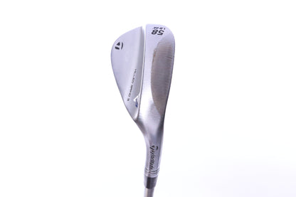Used TaylorMade Milled Grind 3 Chrome Lob Wedge - Right-Handed - 58 Degrees - Stiff Flex