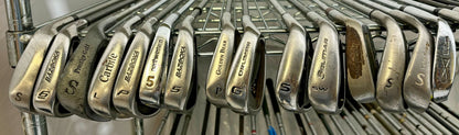 Wholesale Lot of 50 Golf Clubs - Assorted Irons and Wedges-Next Round