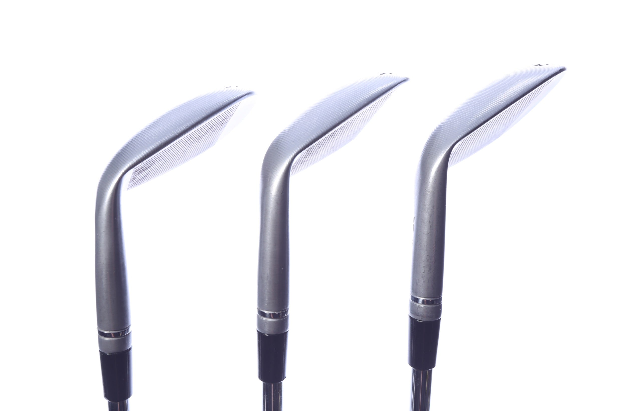 Used TaylorMade Milled Grind 5 Satin Chrome Wedge Set - Right-Handed - 50*, 54*, 58* - Wedge Flex