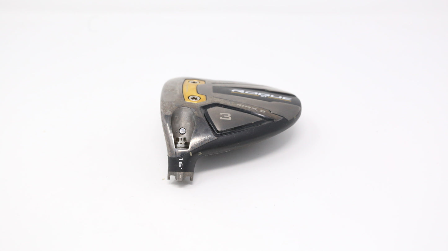 Used Callaway Rogue ST Max Draw Fairway Wood - HEAD ONLY - Left-Handed - 16 Degrees-Next Round