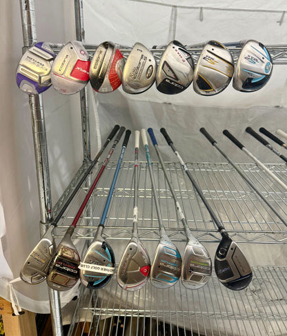 Wholesale Lot of 30 Golf Clubs - Cobra Hybrids & Woods-Next Round