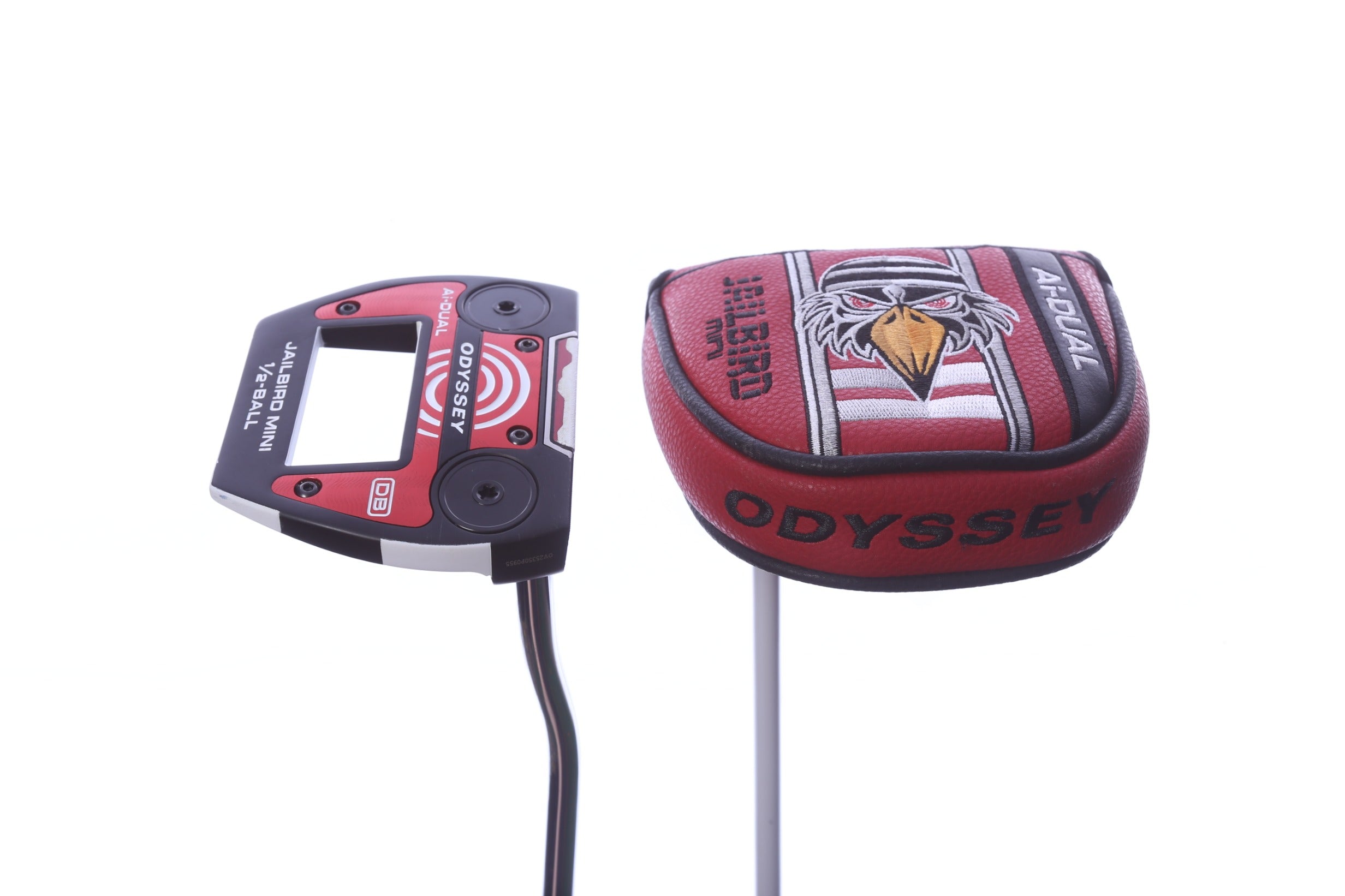 Used Odyssey Ai-DUAL Jailbird Mini 1/2 Ball Putter - Right-Handed - 33 in - Mallet