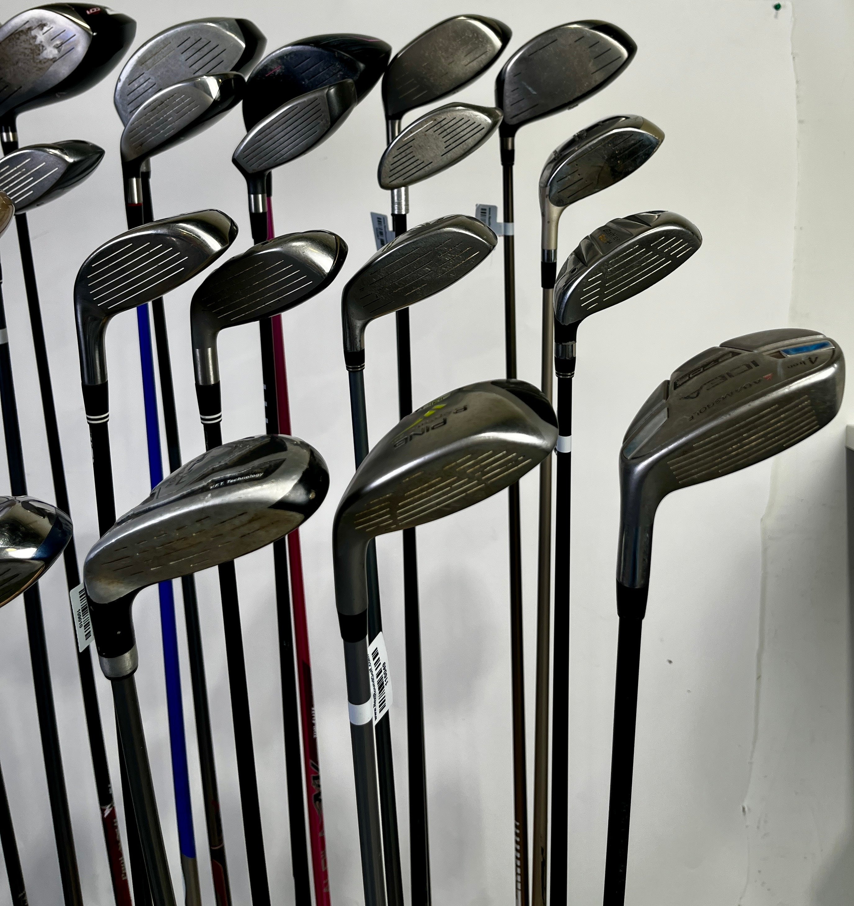 Wholesale Lot of 24 Drivers, Fairway Woods, and Hybrids. Assorted Brands.-Next Round