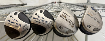 Wholesale Lot of 30 Clubs - Cobra SZ & Callaway Steelhead Plus Woods-Next Round