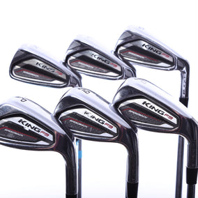 Used Cobra King F9 SpeedBack Iron Set - Right-Handed - 5-PW - Regular Flex-Next Round