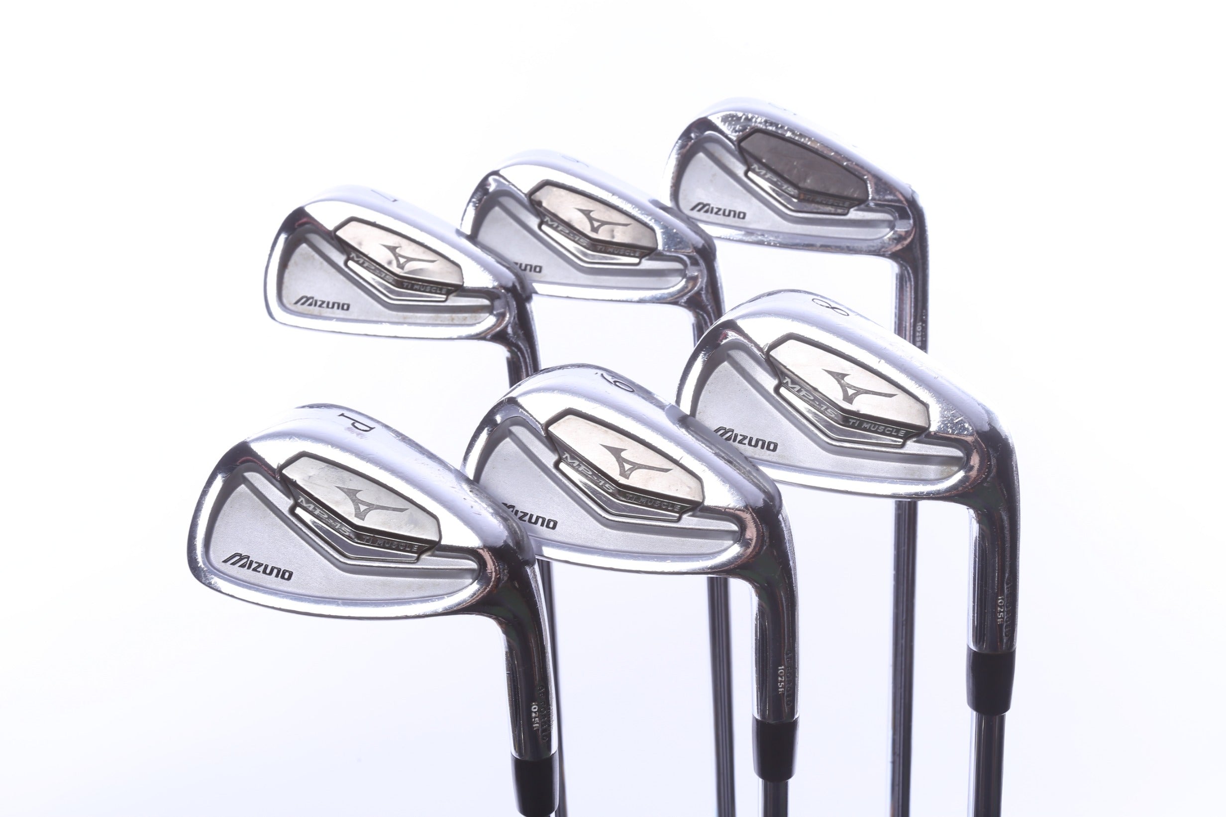 Used Mizuno MP 15 Iron Set - Right-Handed - 5-PW - Extra Stiff Flex-Next Round
