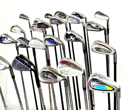 Wholesale Lot of 24 Golf Clubs - Right Handed - Assorted Irons and Wedges-Next Round