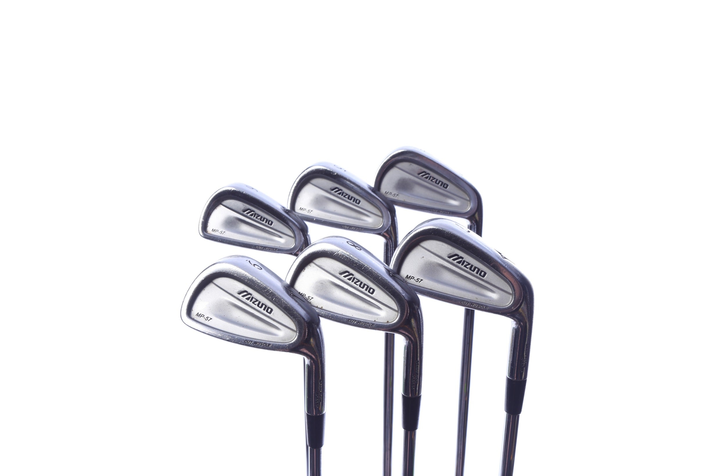 Used Mizuno MP 57 Iron Set - Right-Handed - 4-9 - Stiff Flex-Next Round