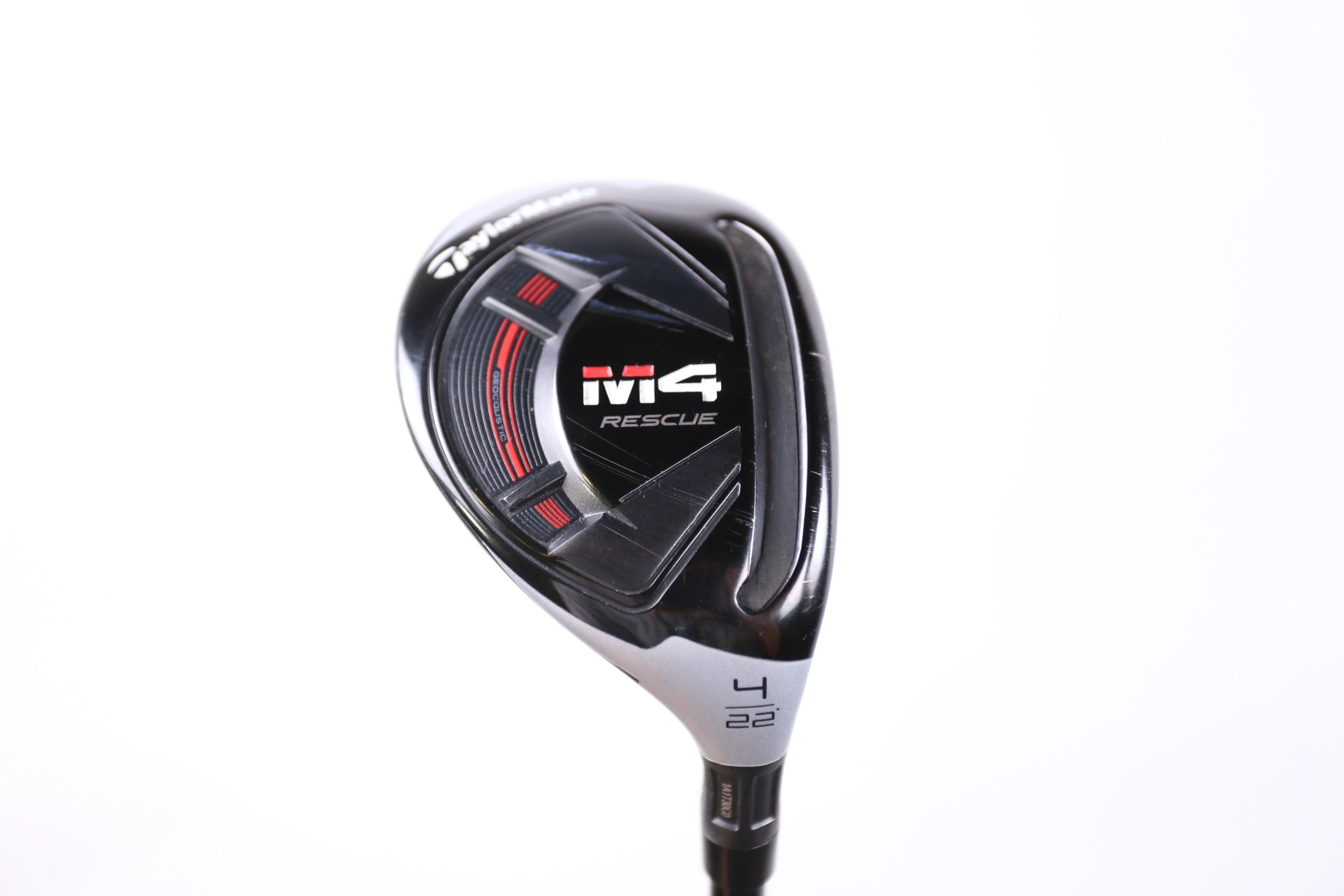 TaylorMade - M4 レスキュー　4番　22° TaylorMade M4 Iron Carbon Shaft, 2021 Fujikura Atmos Red