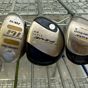 Wholesale Lot of 30 Golf Clubs - Assorted Fairway Woods-Next Round