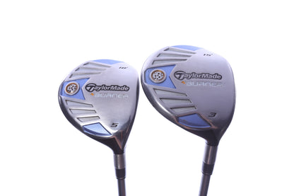 Used TaylorMade Burner Steel Wood Set - Right-Handed - 3W, 5W - Ladies Flex