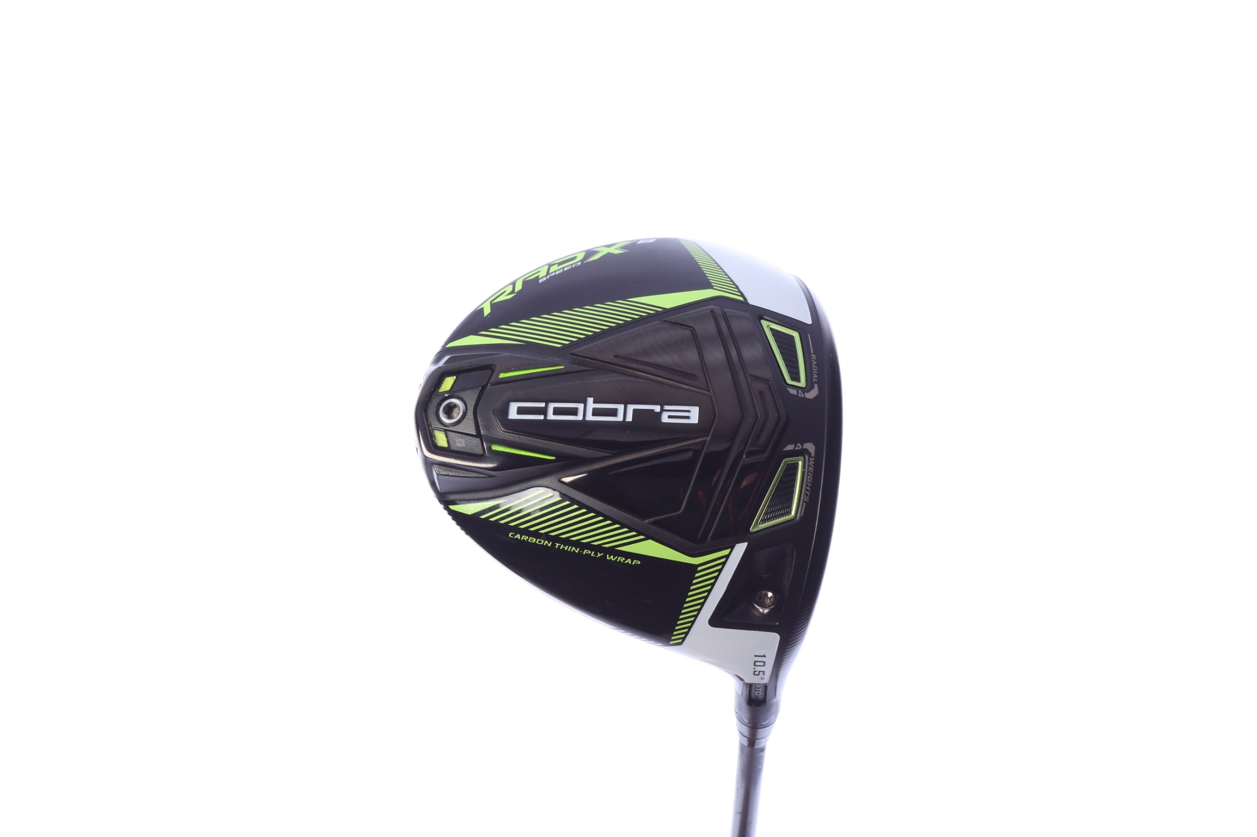 Used Cobra RAD Speed XB Driver - 10.5 Degrees - Stiff Flex Aldila SYNERGY Blue - Right-Handed
