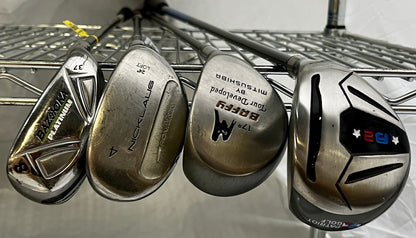 Wholesale Lot of 40 Golf Clubs - Assorted Fairway Woods-Next Round