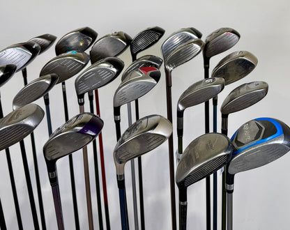 Wholesale Lot of 24 Golf Clubs - Drivers and Fairway Woods Assorted-Next Round