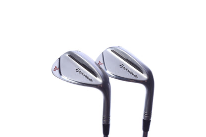 Used TaylorMade Milled Grind 2 Chrome Wedge Set - Right-Handed - 52*, 56* - Stiff Flex