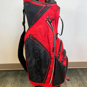Ogio Cirrus Cart Bag Red 14 Dividers-Next Round