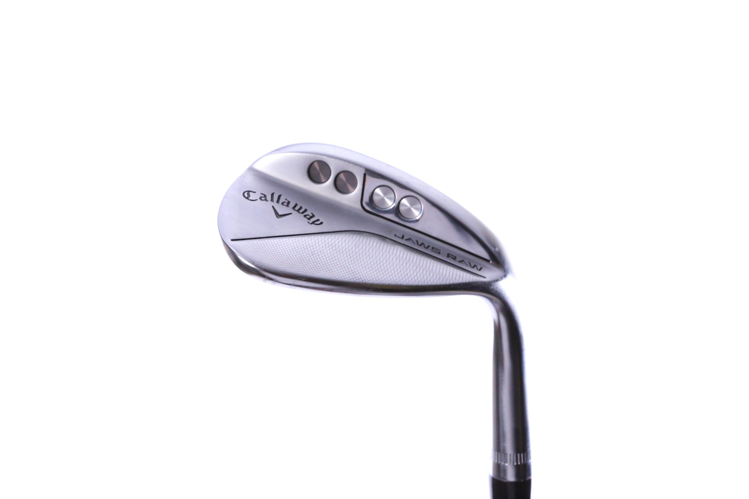 Used Callaway JAWS Raw Chrome Lob Wedge - Right-Handed - 58 Degrees - Variable Flex
