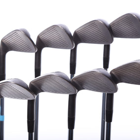 Used Cobra King Forged CB/MB Combo DMB Black Iron Set - Right-Handed - 4-PW, GW - Regular Flex-Next Round