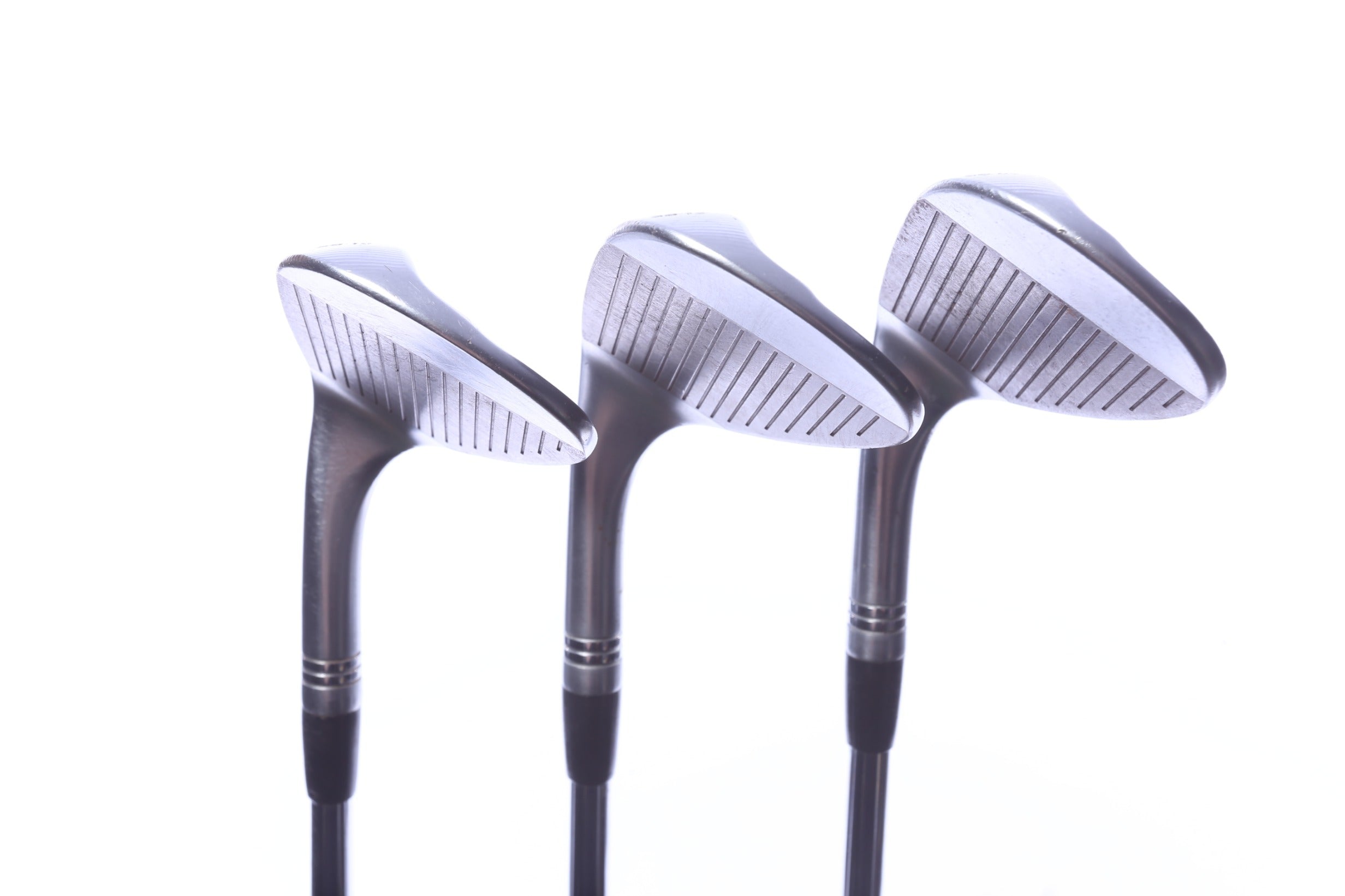 Used TaylorMade Milled Grind 2 Chrome Wedge Set - Right-Handed - 52*, 56*, 60* - Stiff Flex