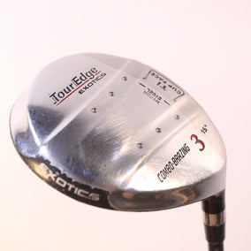 Used Tour Edge EXOTICS COMBO BRAZING 3-Wood - Right-Handed - 15 Degrees - Regular Flex-Next Round