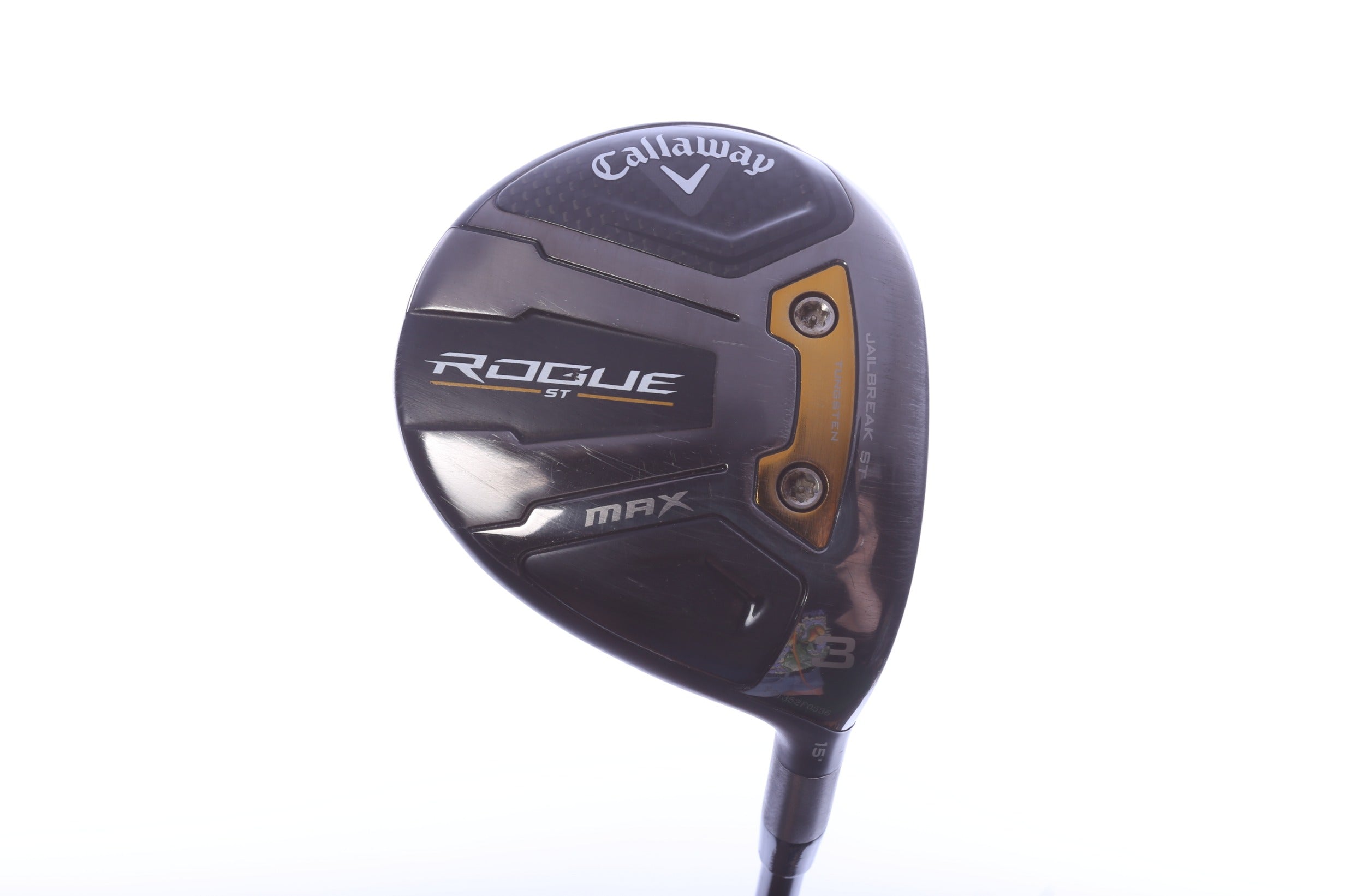 Used Callaway Rogue ST MAX 3-Wood - Right-Handed - 15 Degrees - Stiff Flex
