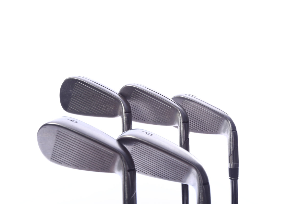 Used TaylorMade SIM2 MAX OS Iron Set - Left-Handed - 6-PW - Stiff Flex