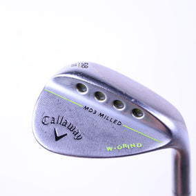 Used Callaway MD3 Milled Chrome Lob Wedge - Right-Handed - 58 Degrees - Stiff Plus Flex-Next Round
