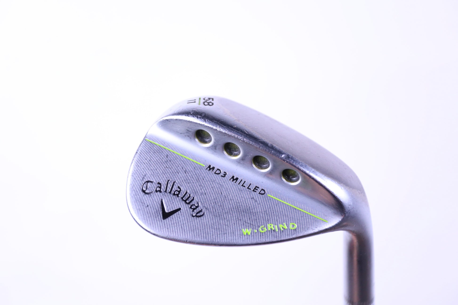 Used Callaway MD3 Milled Chrome Lob Wedge - Right-Handed - 58 Degrees - Stiff Plus Flex-Next Round