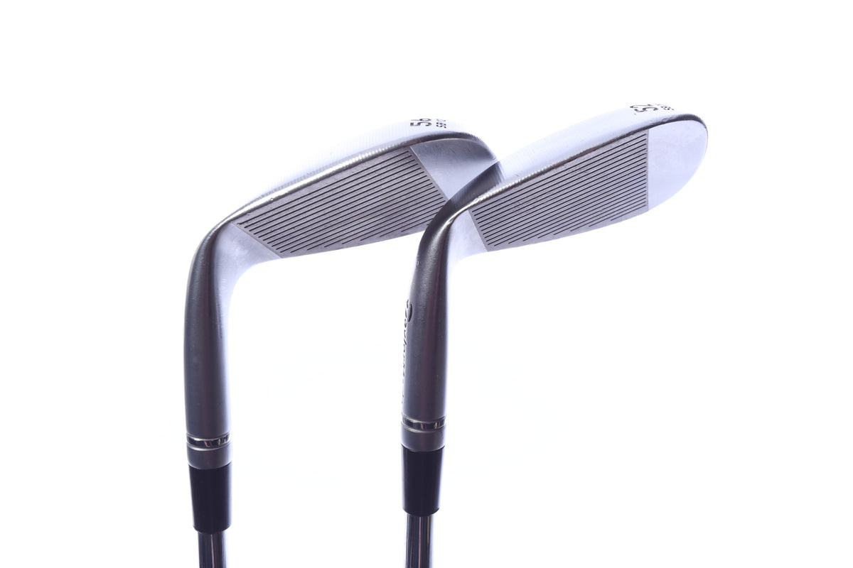 Used TaylorMade Milled Grind 3 Chrome Wedge Set - Right-Handed - 52*, 56* - Wedge Flex