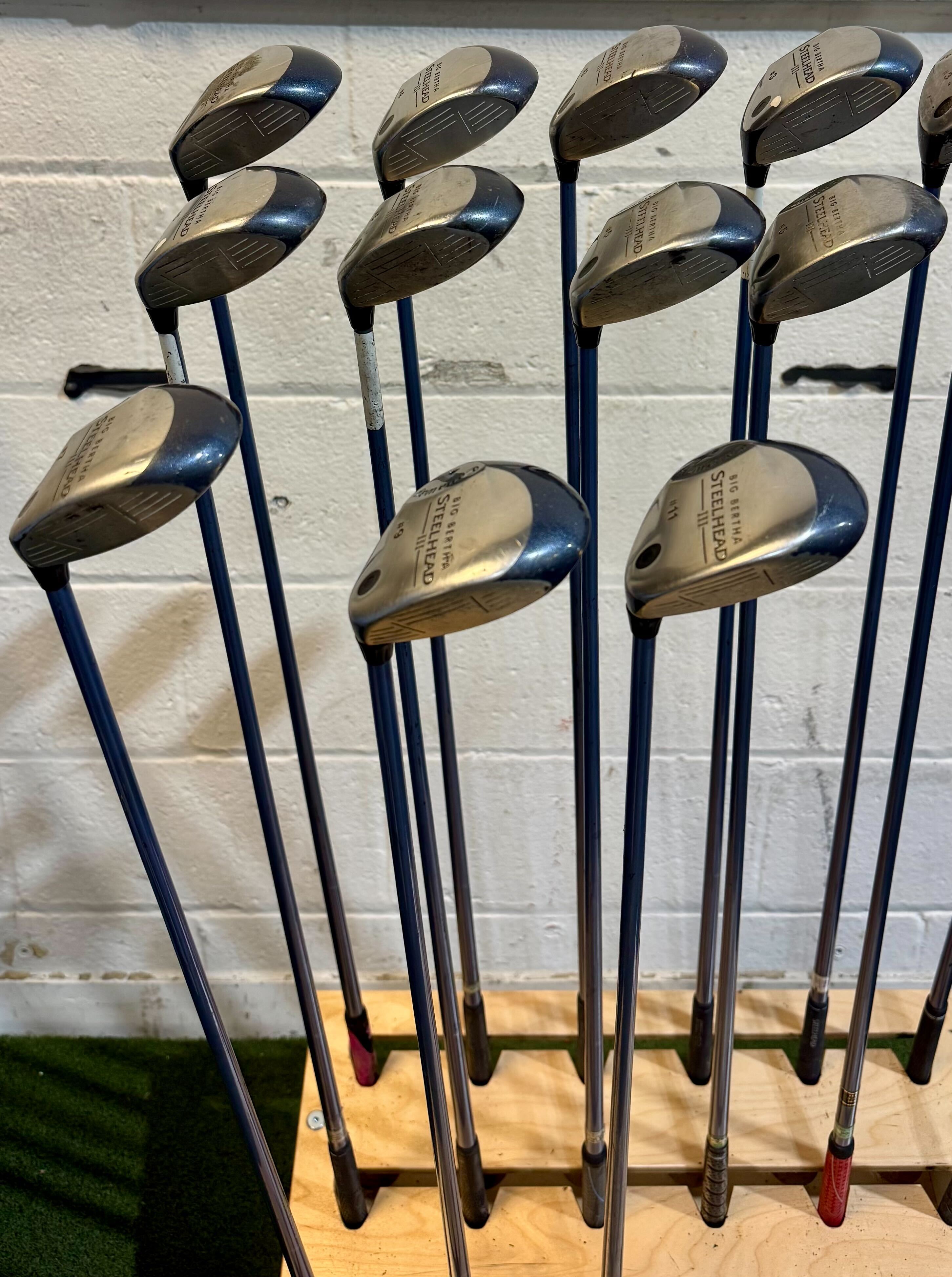 Wholesale Lot of 30 Golf Clubs - Callaway Steelhead III Woods - Ladies Flex-Next Round