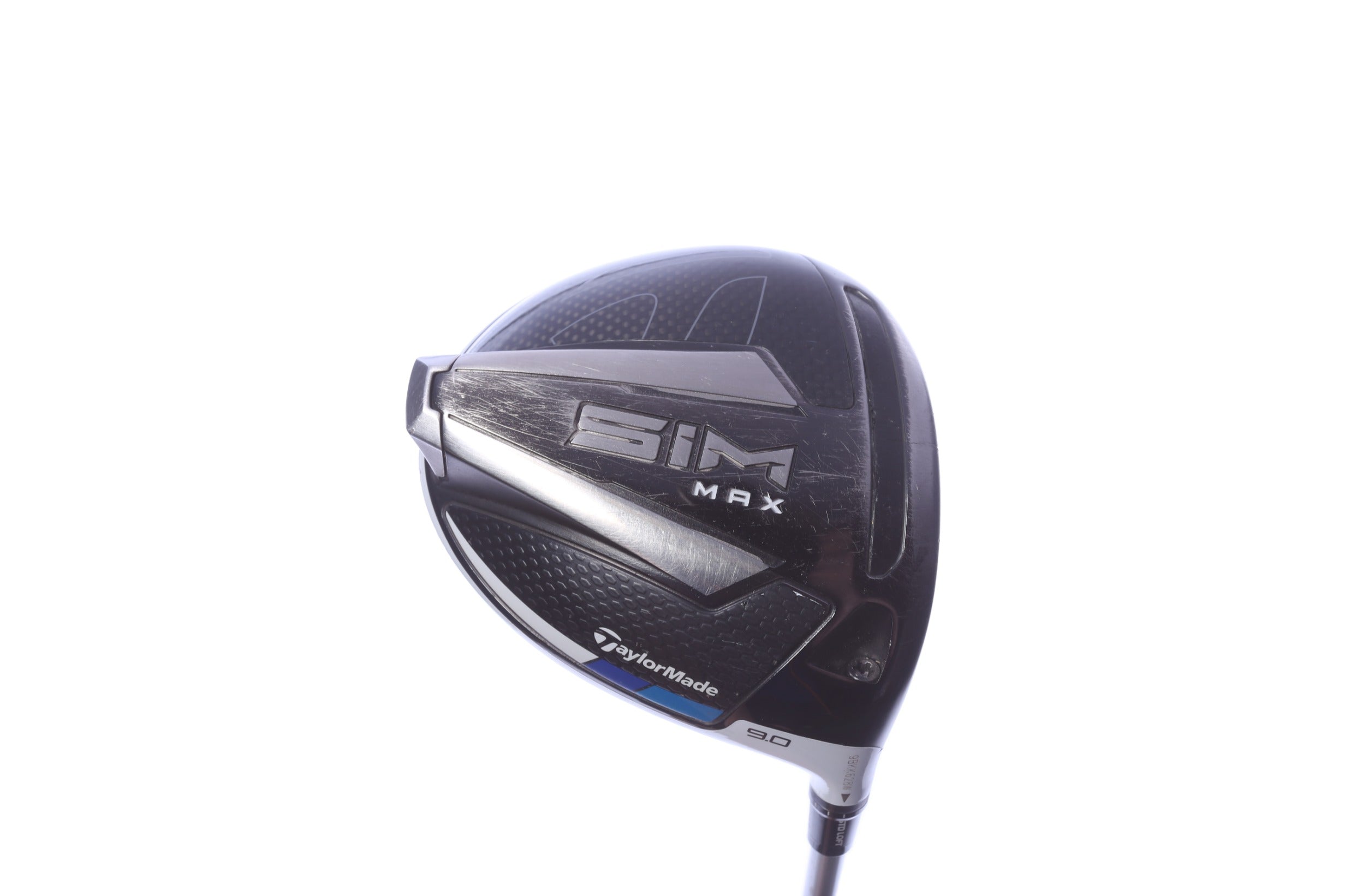 Used TaylorMade SIM MAX Driver - 9 Degrees - Stiff Flex Mitsubishi Tensei Blue CK Series - Right-Handed